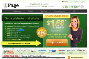 ipage web hosting review